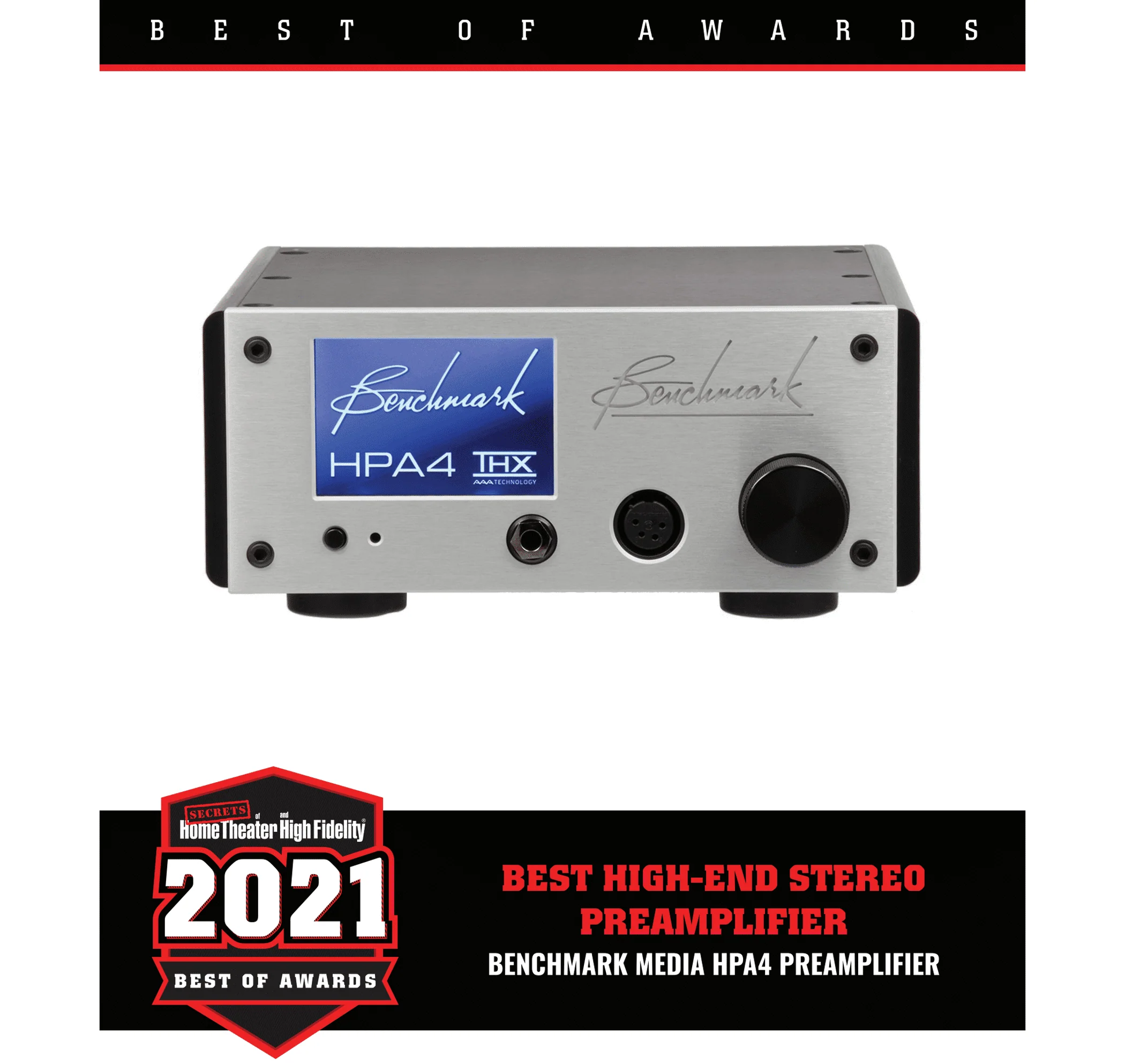 Benchmark HPA4 Headphone / Line Amplifier - Image 26